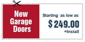 $100.00 OFF - On all Single Garage Doors