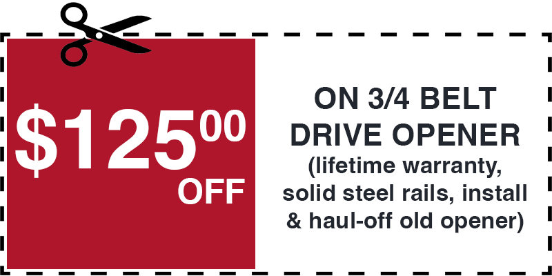 125 off garage door opener massapequa park