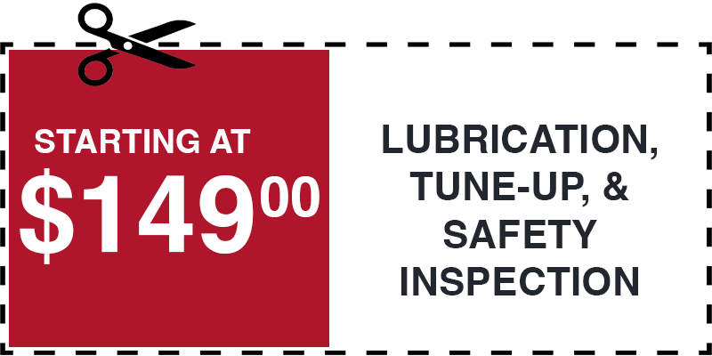 149 garage door MAINTENANCE
